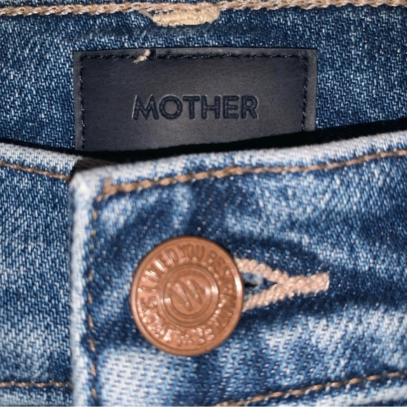 Mother The Tomcat Ankle Fray in Arigato Mr. Roboto Women’s Size 24 Medium Wash - Picture 5 of 14